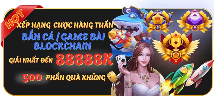 Hình ảnh khuyến mãi với tiền vàng và rương kho báu cho game bắn cá Jun88V1